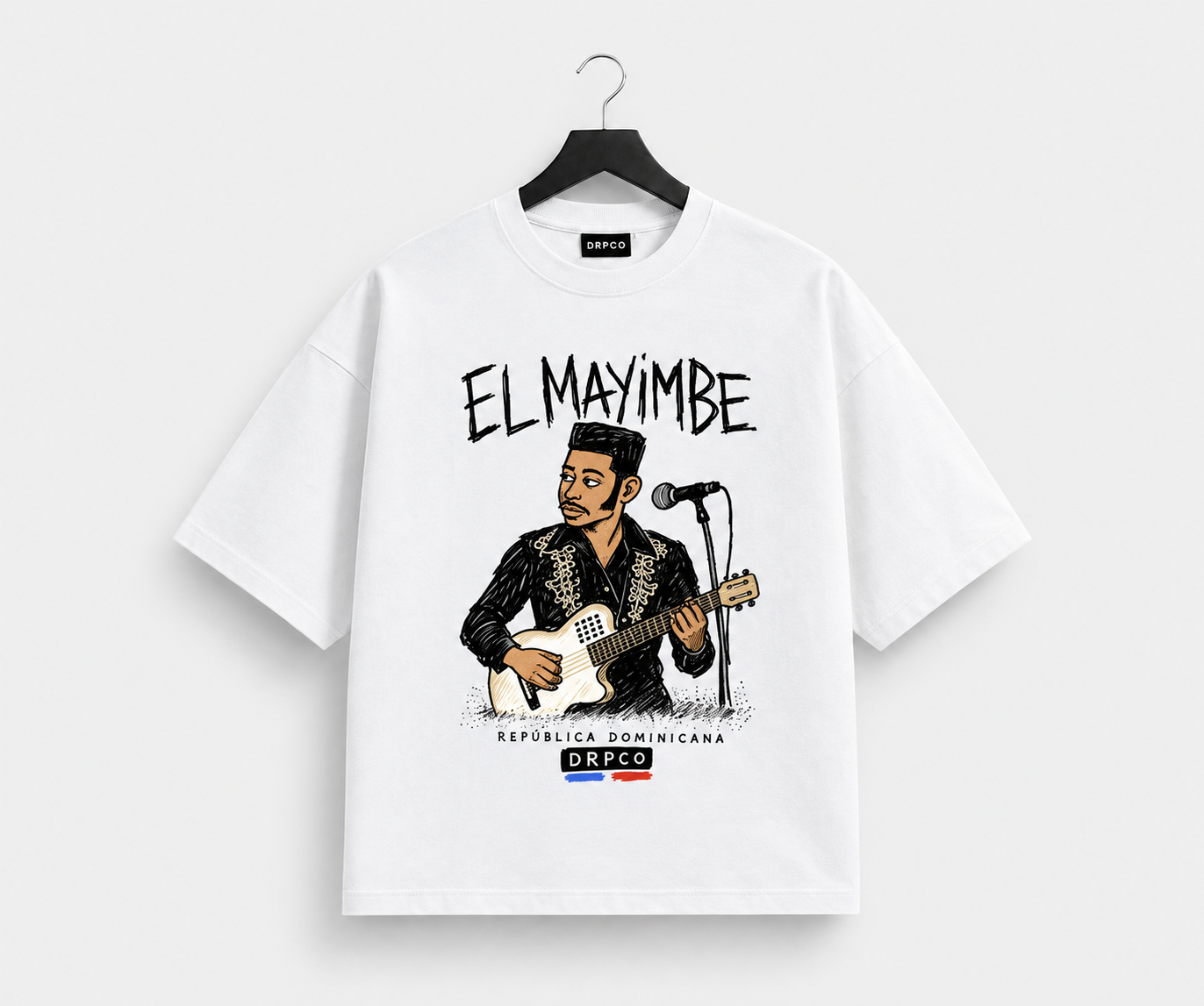 El Mayimbe Illustrated Boxy Tee – White