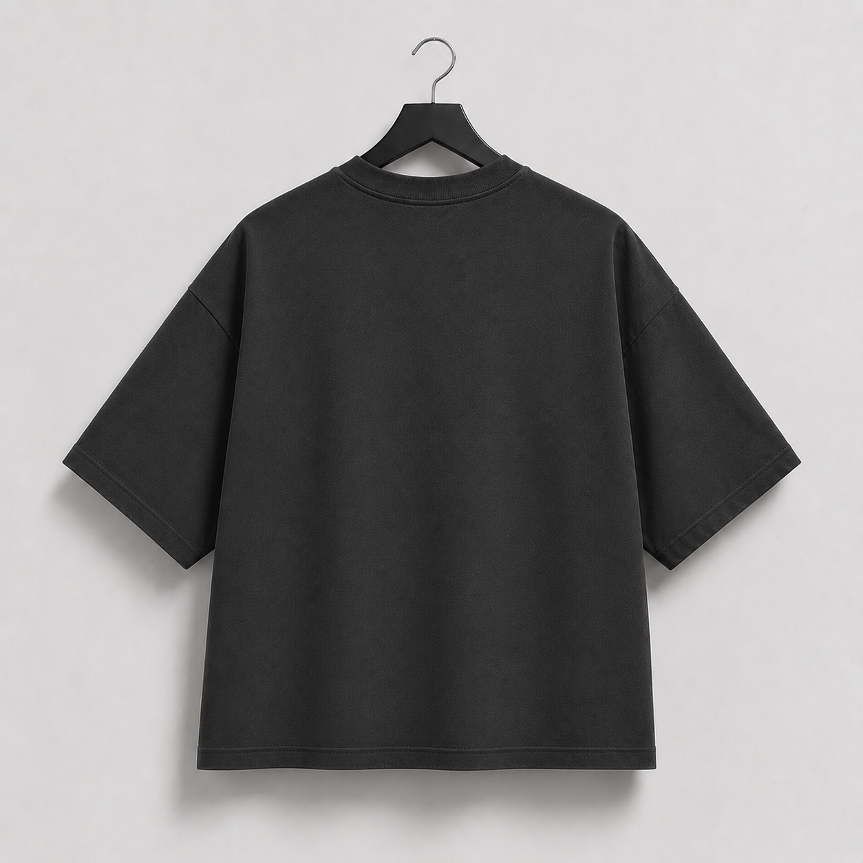 Flores de Herencia Boxy Tee – Black