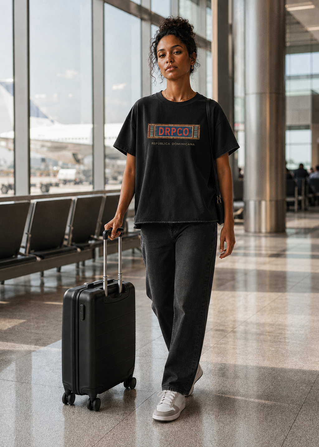 DRPCO Heritage Raw Edge Tee – Black