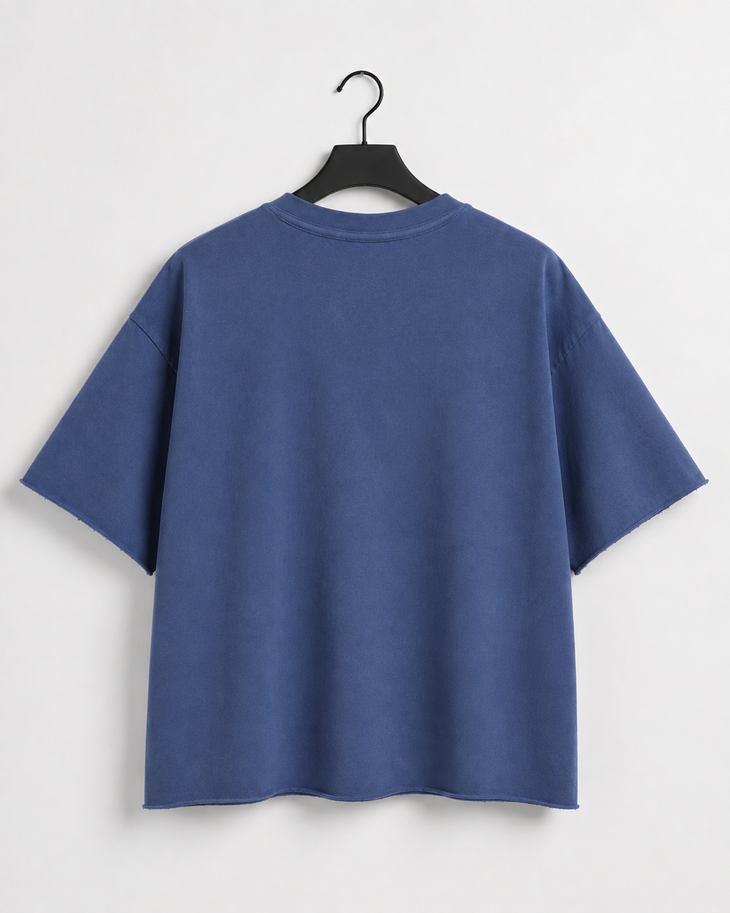 DRPCO Box Logo Raw Edge Tee – Vintage Blue.