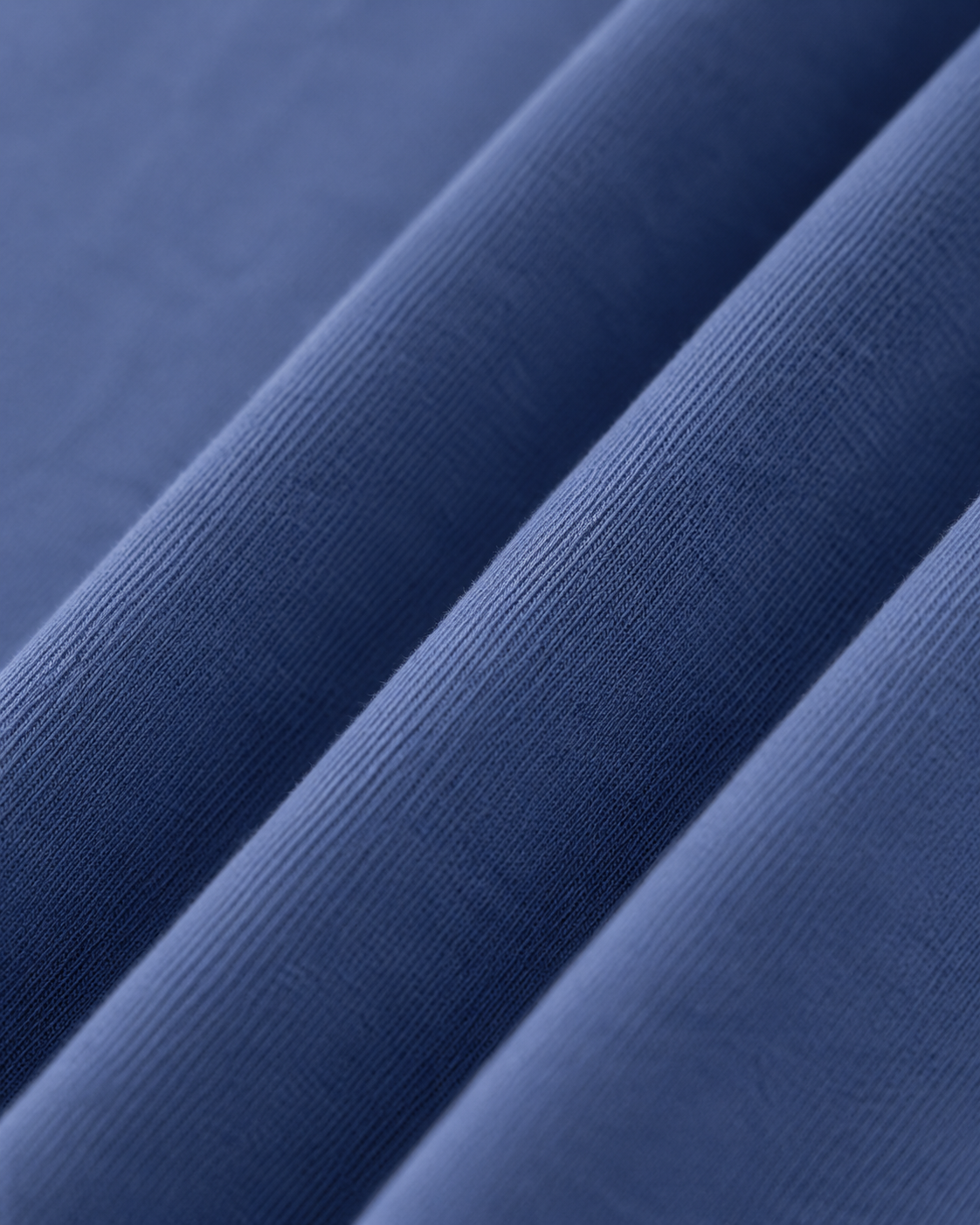 DRPCO Box Logo Raw Edge Tee – Vintage Blue.