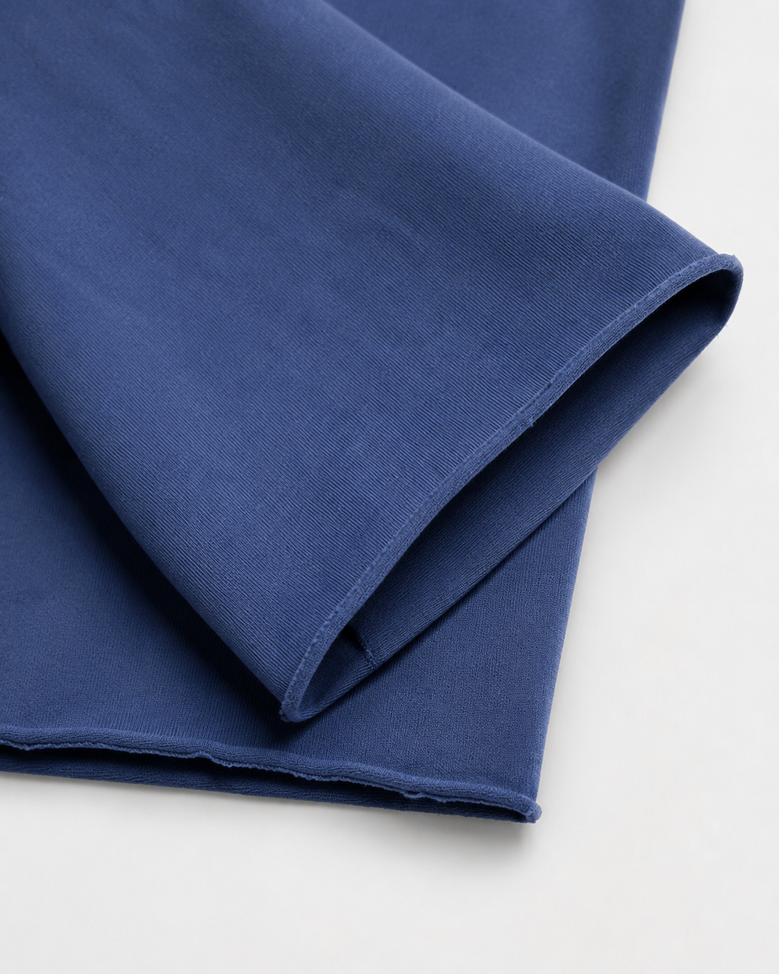 DRPCO Box Logo Raw Edge Tee – Vintage Blue.