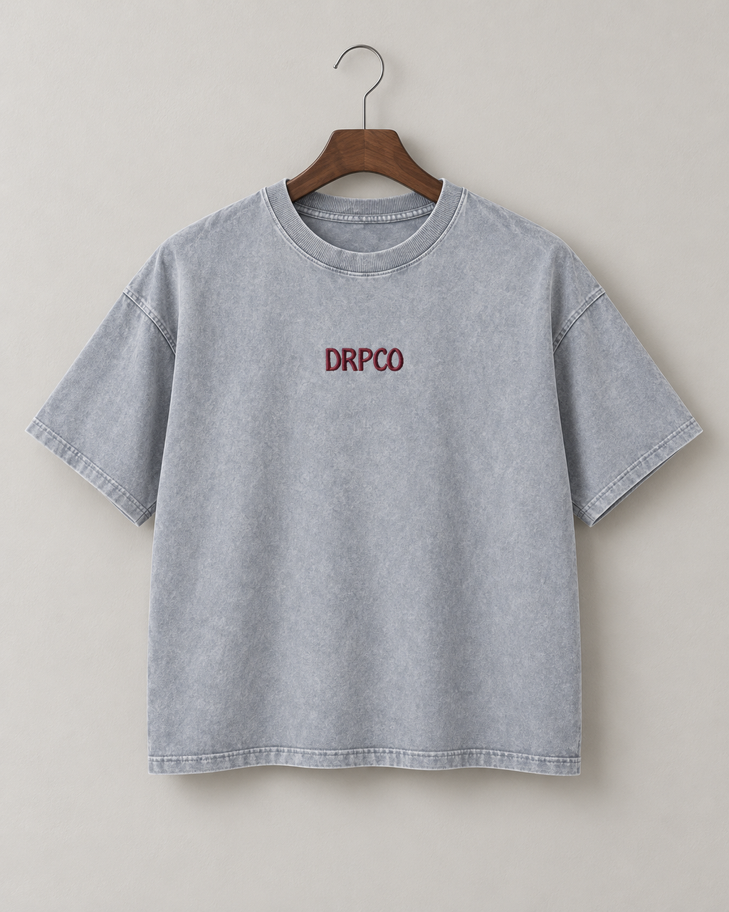 Mineral Wash Boxy Cotton T-Shirt