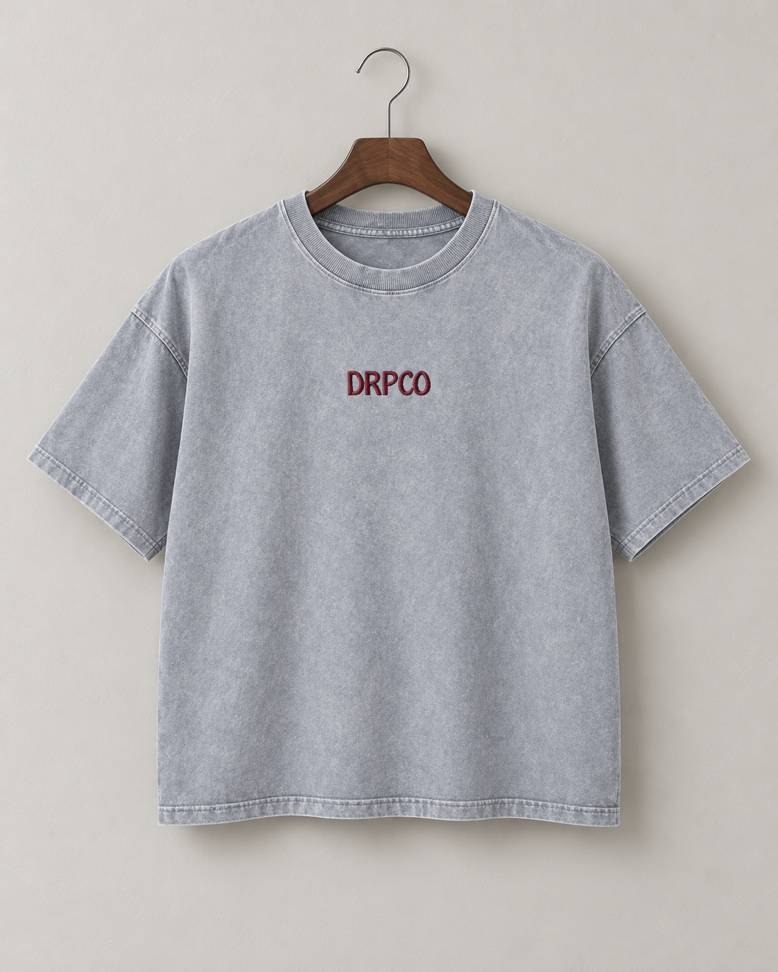 Mineral Wash Boxy Cotton T-Shirt