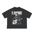El Mayimbe Boxy Tee – Black