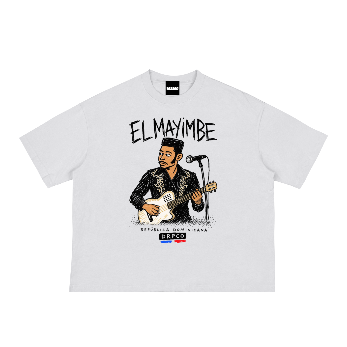 El Mayimbe Illustrated Boxy Tee – White
